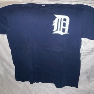 Detroit Tiger #24 Navy Blue Shirt